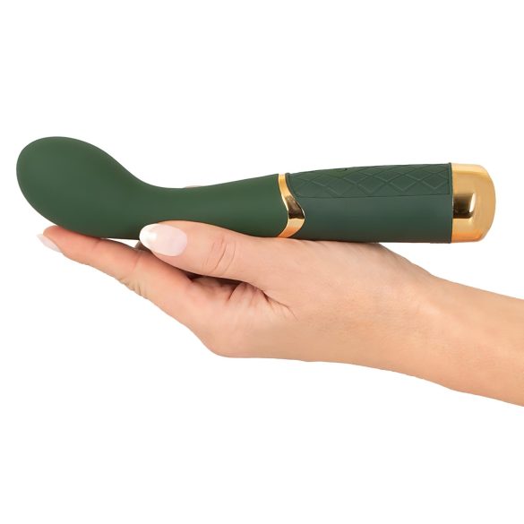 Emerald Love - Wiederaufladbarer G-Punkt Vibrator, wasserdicht (grün)