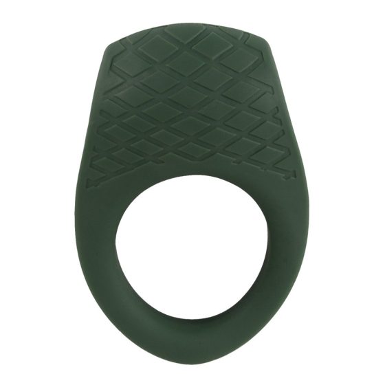 Emerald Love - akkubetriebener, wasserdichter Vibrations-Penisring (grün)