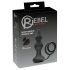 Rebel 2in1 - Kabelloser, Radio Offener Analvibrator mit Penisring (Schwarz)