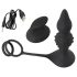 Rebel 2in1 - Kabelloser, Radio Offener Analvibrator mit Penisring (Schwarz)