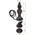 Rebel 2in1 - Kabelloser, Radio Offener Analvibrator mit Penisring (Schwarz)
