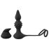 Rebel 2in1 - Kabelloser, Radio Offener Analvibrator mit Penisring (Schwarz)