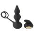 Rebel 2in1 - Kabelloser, Radio Offener Analvibrator mit Penisring (Schwarz)