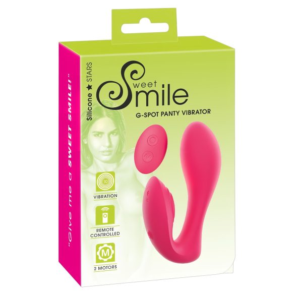 SMILE Panty - Akku, Funk 2in1 Vibrator (Pink)