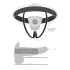 You2Toys Strap-on - hohler Vibrator zum Anschnallen (natur)