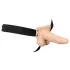 You2Toys Strap-on - hohler Vibrator zum Anschnallen (natur)