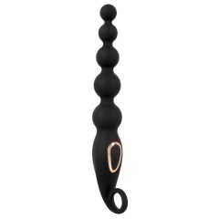 Anos Anal Perlen - anale Perlenkette mit Vibration (schwarz)