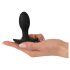 ANOS - wiederaufladbarer, wasserdichter Prostatavibrator (schwarz)