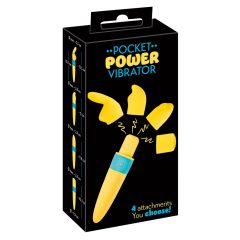   You2Toys - Pocket Power - wiederaufladbares Vibrator-Set - gelb (5 Stück)