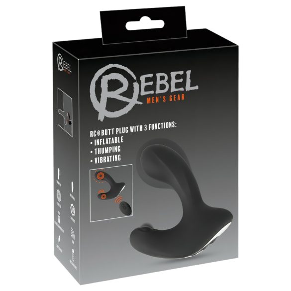 Rebel RC - Akku-Radio-Analpumpe-Vibrator (schwarz)