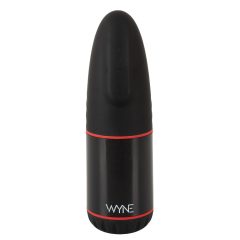   WYNE 02 - akkubetriebener, vibrierender Saug-Masturbator (schwarz-weiß)