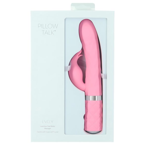 Pillow Talk Lively - Akku Vibrator mit Klitorisarm (Rosa)