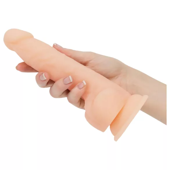 Naked Addiction Rotating 8 - rotierender Vibrator (20cm) - natur