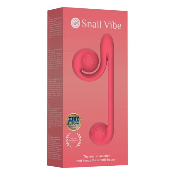 Snail Vibe Duo - Wiederaufladbarer 3in1 Stimulationsvibrator (rosa)