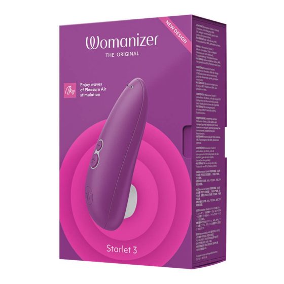 Womanizer Starlet 3 - Akku-betriebener, luftwellenbetriebener Klitoris-Stimulator (lila)