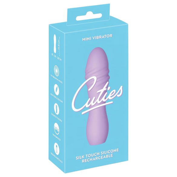 Cuties Mini 3 - Akkus, wasserdichter Spiralvibrator (Lila)