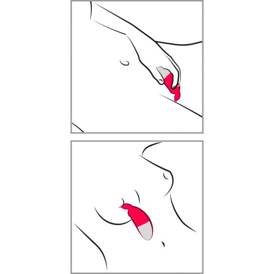 Happyrabbit Knicker - Akkubetriebener Klitoris Vibrator (Rot)