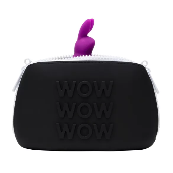Happyrabbit Cock Kit - Vibrations-Penisring mit Aufbewahrung (lila)