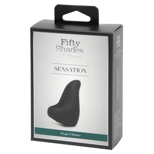 Sinnliches Finger-Vibrator "50 Shades" - Schwarz