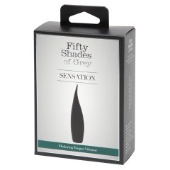   Fifty Shades of Grey Sensation - wiederaufladbarer Zungenvibrator (schwarz)