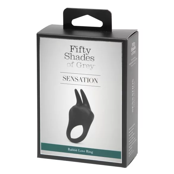Fifty Shades of Grey - Klitorisreizender Penisring (schwarz)