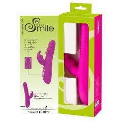   SMILE Rabbit - akkubetriebener, klitoraler Stoß-Dreh-Vibrator (pink)