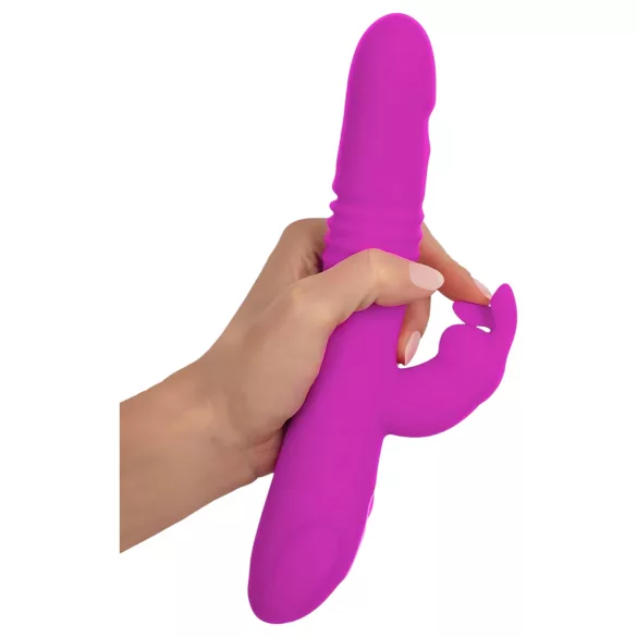 SMILE Rabbit - Akku-Vibrator mit Stoß- und Drehfunktion (pink)