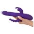 SMILE Triple - Akku Vibrator mit drei Armen und Rotationsstoß (Lila)
