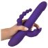 SMILE Triple - Akku Vibrator mit drei Armen und Rotationsstoß (Lila)