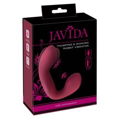   Javida Thumping - pulsierender G-Punkt und Klitorisvibrator (rot)