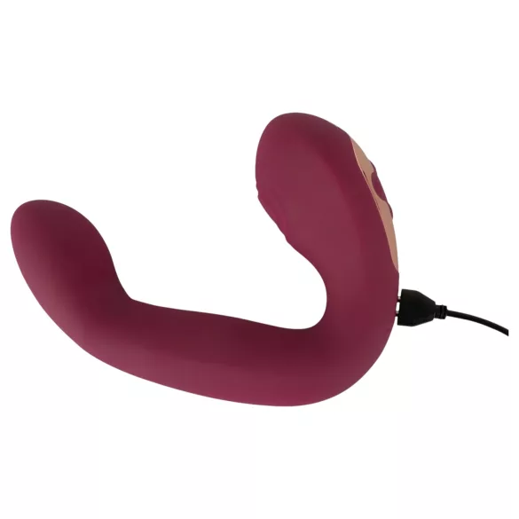 Javida Thumping - Pulsierender G-Punkt- und Klitoris-Vibrator (rot)