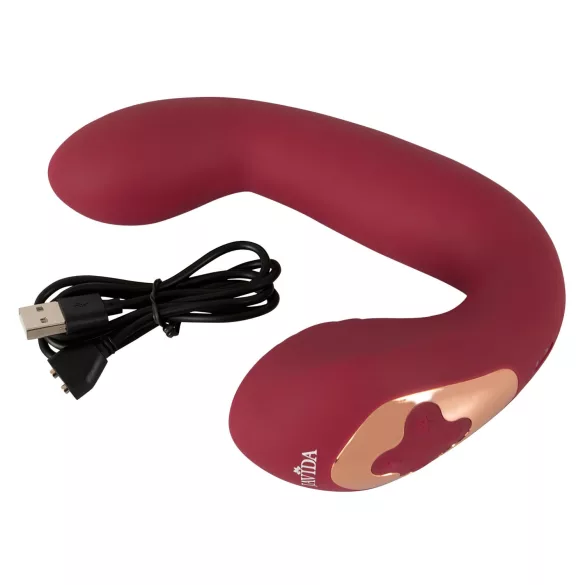 Javida Thumping - Pulsierender G-Punkt- und Klitoris-Vibrator (rot)
