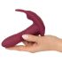 Javida RC - Funk Schmetterlingsvibrator mit 3 Funktionen (Rot)