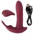 Javida RC - Funk Schmetterlingsvibrator mit 3 Funktionen (Rot)