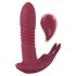 Javida RC - Funk Schmetterlingsvibrator mit 3 Funktionen (Rot)