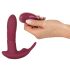 Javida RC - Funk Schmetterlingsvibrator mit 3 Funktionen (Rot)