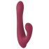 Javida - Rotierender Vibrator mit Klitorisarm, Funksteuerung (Rot)