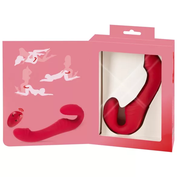 You2Toys Strapless - Kabelloser, tragbarer Vibrator (Rot)