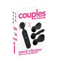  Couples Choice - Akku-Massagesextoy mit Wärmfunktion (Schwarz)