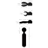 Couples Choice - Akku-Massagesextoy mit Wärmfunktion (Schwarz)