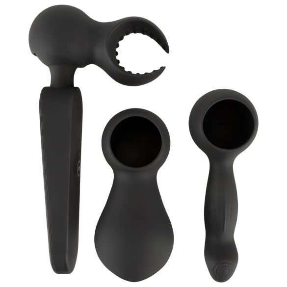 Couples Choice - Akku-Massagesextoy mit Wärmfunktion (Schwarz)
