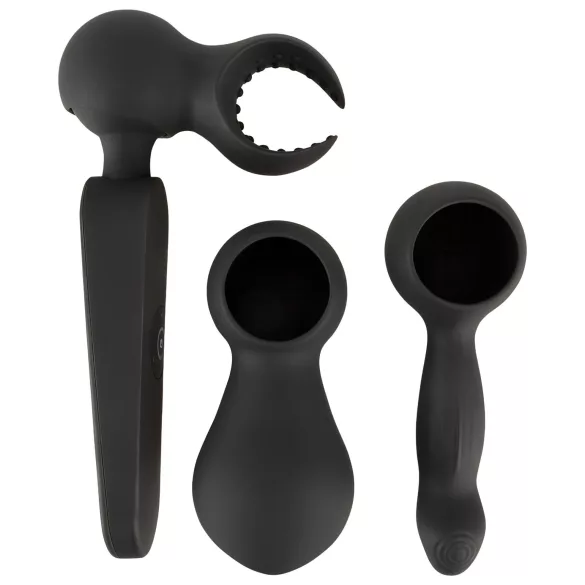 Couples Choice - Akku-Massagesextoy mit Wärmfunktion (Schwarz)