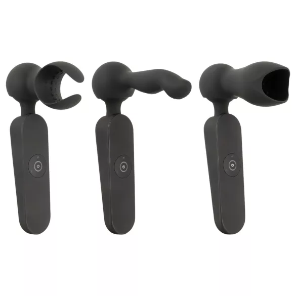 Couples Choice - Akku-Massagesextoy mit Wärmfunktion (Schwarz)