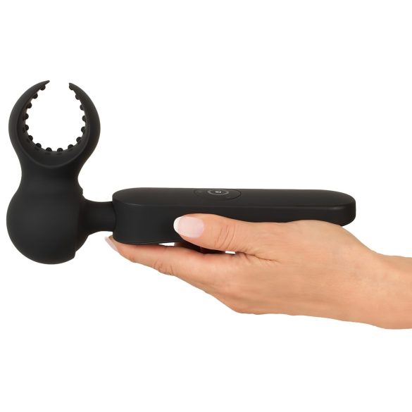 Couples Choice - Akku-Massagesextoy mit Wärmfunktion (Schwarz)