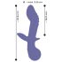 AWAQ.U 2 - Wiederaufladbarer G-Punkt Vibrator mit 2 Motoren (Lila)