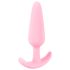 Süßes Mini Analplug - Silikon - Rosa (2,1 cm)