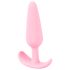 Süßes Mini Analplug - Silikon - Rosa (2,1 cm)