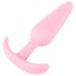 Süßes Mini Analplug - Silikon - Rosa (2,1 cm)