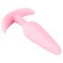 Süßes Mini Analplug - Silikon - Rosa (2,1 cm)