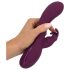 SMILE - Akku Vibrator mit 3 Motoren und Klitorisarm (Lila)